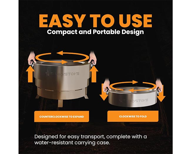 Slinky Stove Smokeless Firepit