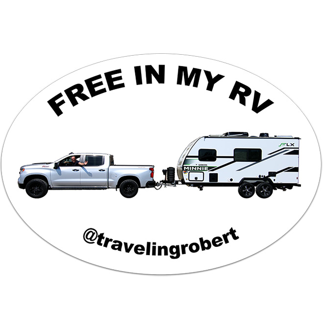 Free In My Rv Sticker