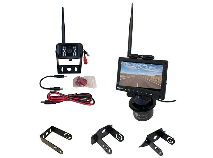 Vision Works HD Wireless Quadview Recordable 7 inch Monitor and Camera Kit