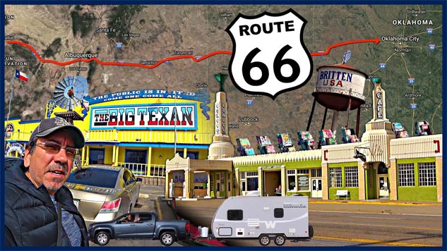 Driving to the East: Route 66 in New Mexico, Texas, and Oklahoma