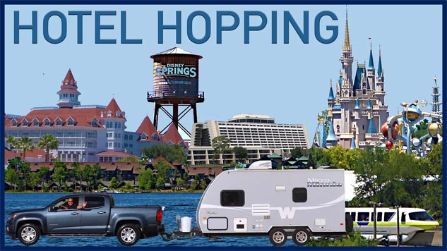 The Campsites at Fort Wilderness, and Hotel Hopping in Disney World