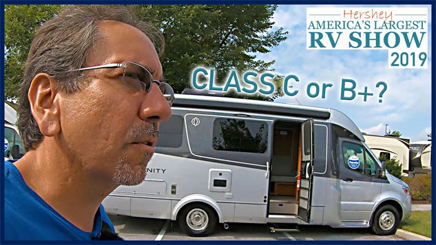 Hershey RV Show 2019: Class C (B+) by Tiffen and Leisure Travel Vans