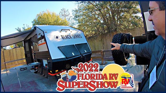 Black Series Off Road Travel Trailers - 2022 Florida RV Supershow