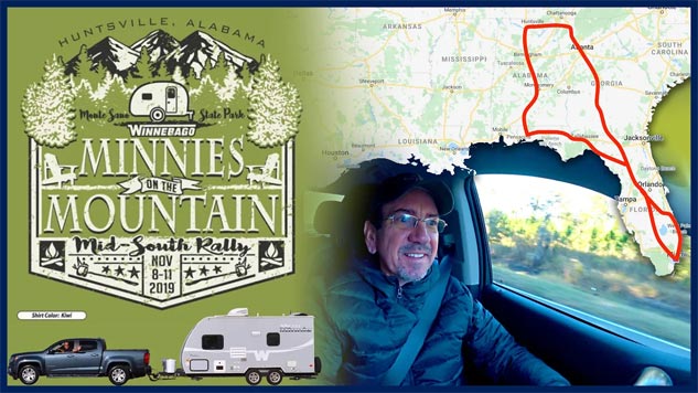 Road Trip to Alabama for Minnies on the Mountain Winnebago Minnie Rally