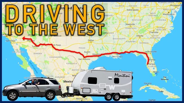 Driving to the West, an RV lifestyle vlog (Florida to Texas)