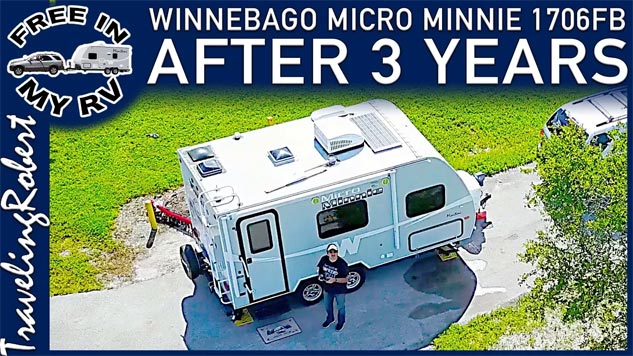 Winnebago Micro Minnie 1706FB After 3 Years Review of RV Travel and Camping